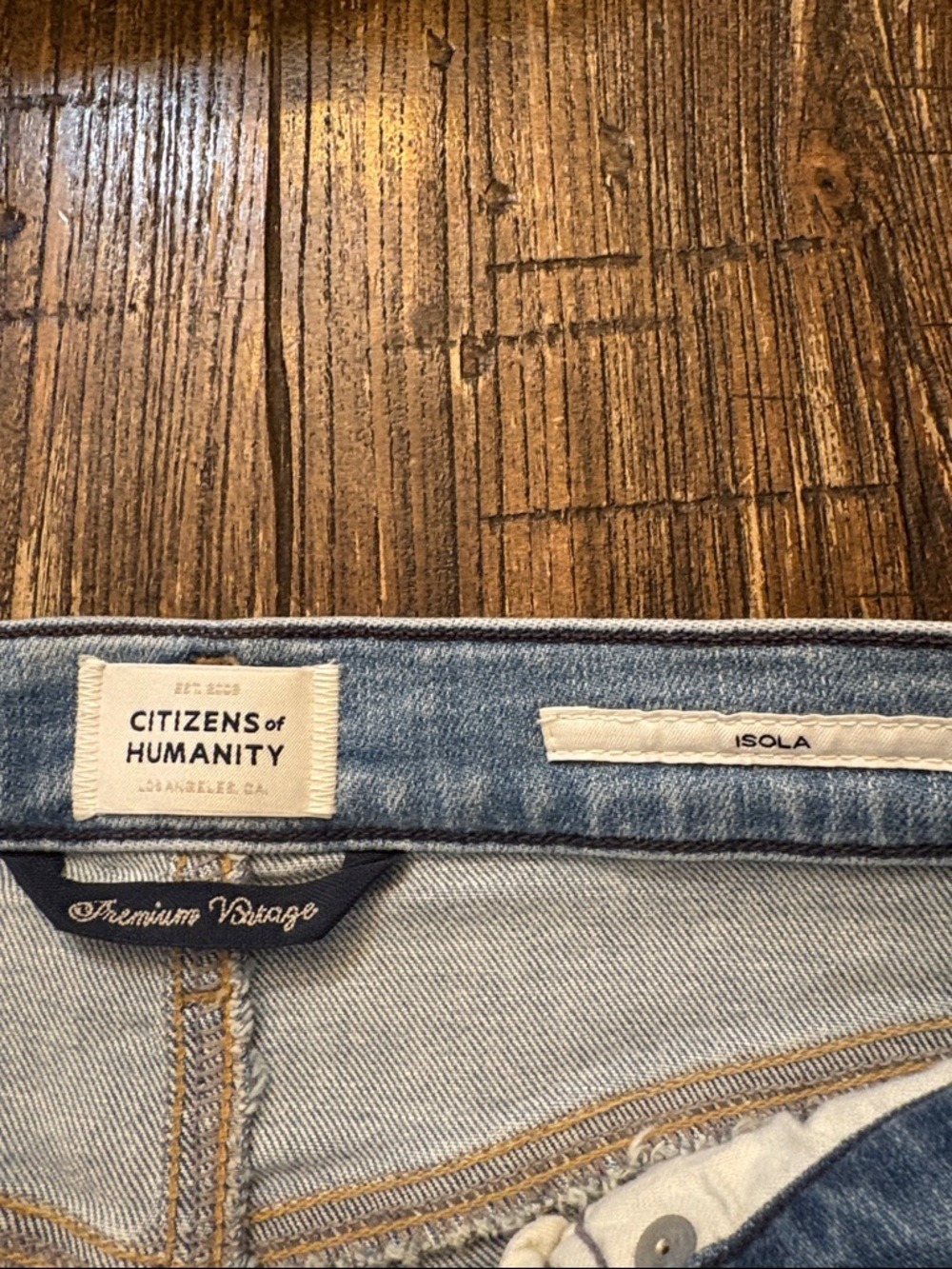 Citizens of Humanity Isola Cropped Boot Jeans Size 24 EUC - Picture 6 of 8